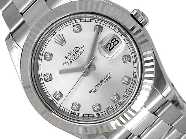 41mm Rolex Stainless Steel Oyster Perpetual Datejust II Watch