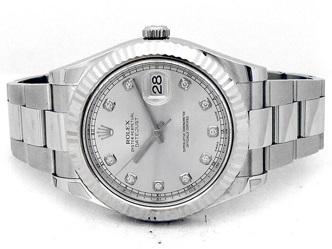 41mm Rolex Stainless Steel Oyster Perpetual Datejust II Watch