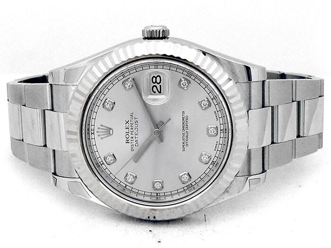 41mm Rolex Stainless Steel Oyster Perpetual Datejust II Watch