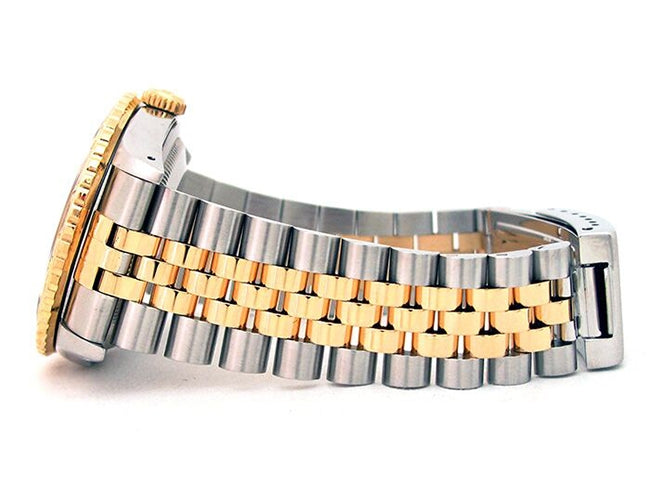 36mm Rolex 18k Yellow Gold and Stainless Steel Oyster Perpetual Datejust Watch