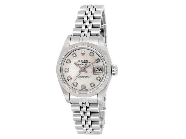 26mm Rolex Stainless Steel Oyster Perpetual Datejust Watch