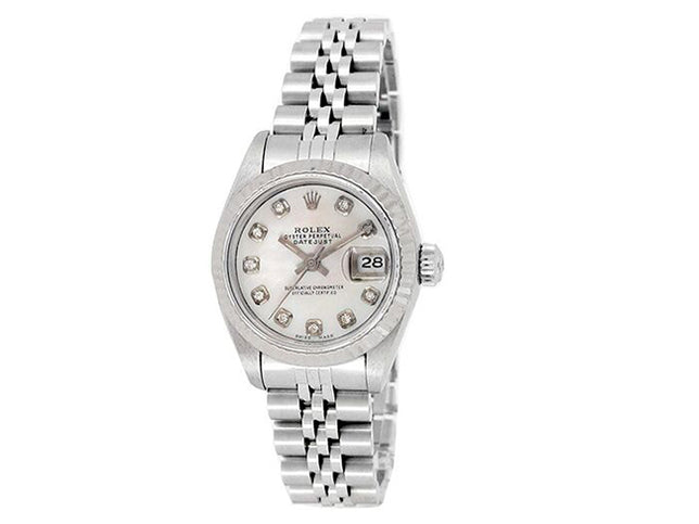 26mm Rolex Stainless Steel Oyster Perpetual Datejust Watch