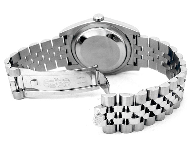 36mm Rolex Stainless Steel Oyster Perpetual Datejust Watch