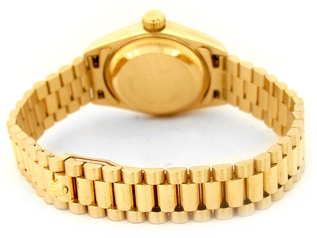 26mm Rolex 18k Yellow Gold Oyster Perpetual Datejust Watch 69138