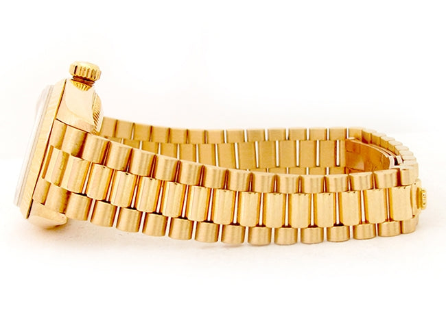 26mm Rolex 18k Yellow Gold Oyster Perpetual Datejust Watch 69138
