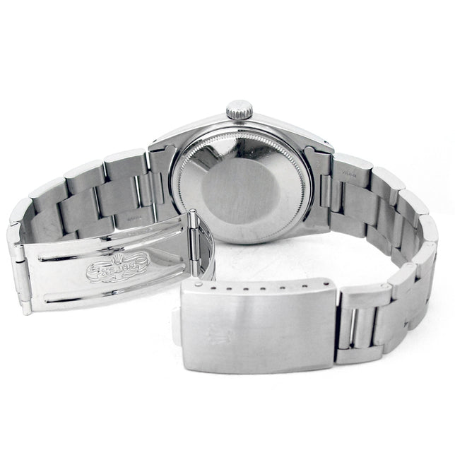 36mm Rolex Stainless Steel Oyster Perpetual Datejust Vintage Watch
