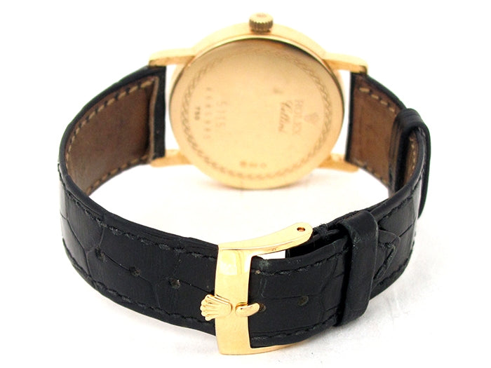 32mm Rolex 18k Yellow Gold Cellini Watch