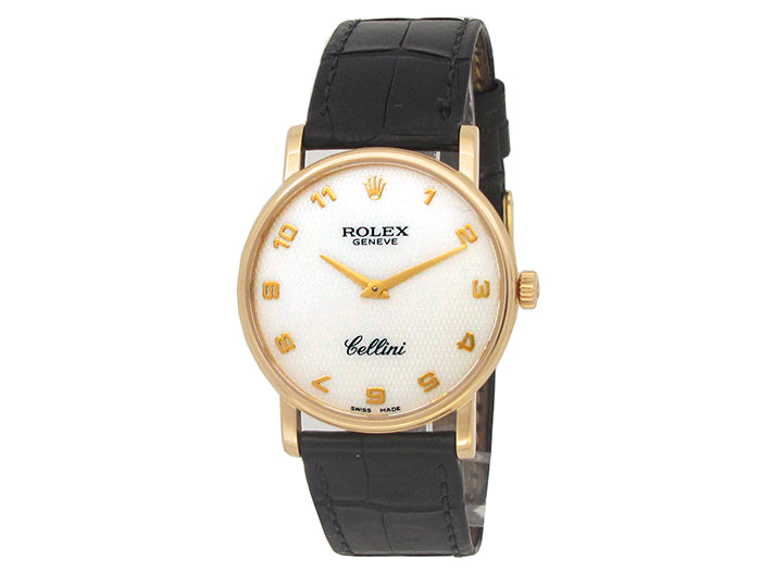 32mm Rolex 18k Yellow Gold Cellini Watch