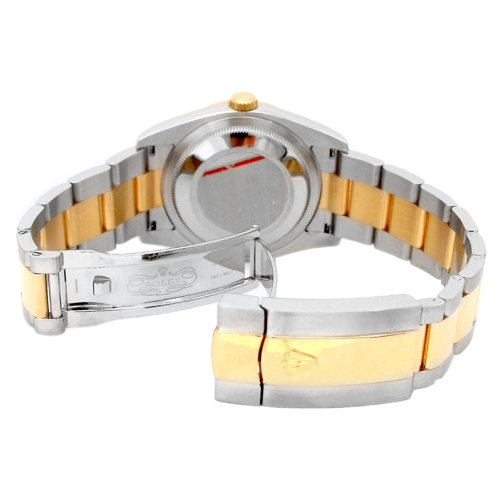 36mm Rolex 18k Yellow Gold and Stainless Steel Oyster Perpetual Datejust Watch