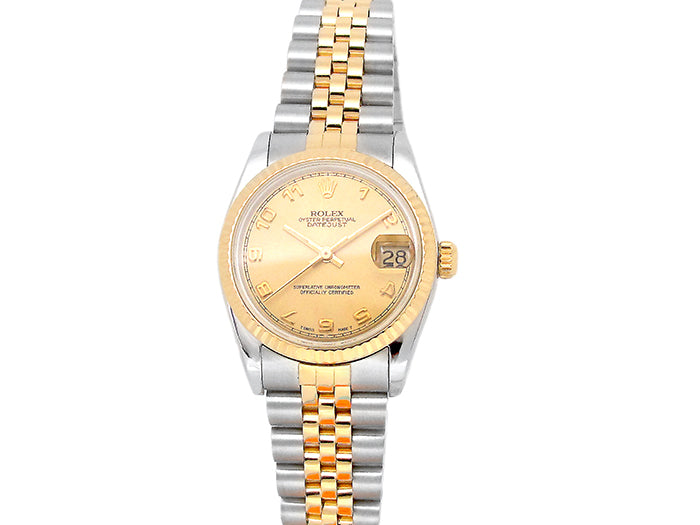 31mm Rolex 18k Yellow Gold and Stainless Steel Oyster Perpetual Datejust Watch