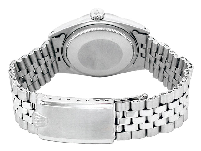 36mm Rolex Stainless Steel Oyster Perpetual Datejust Watch.