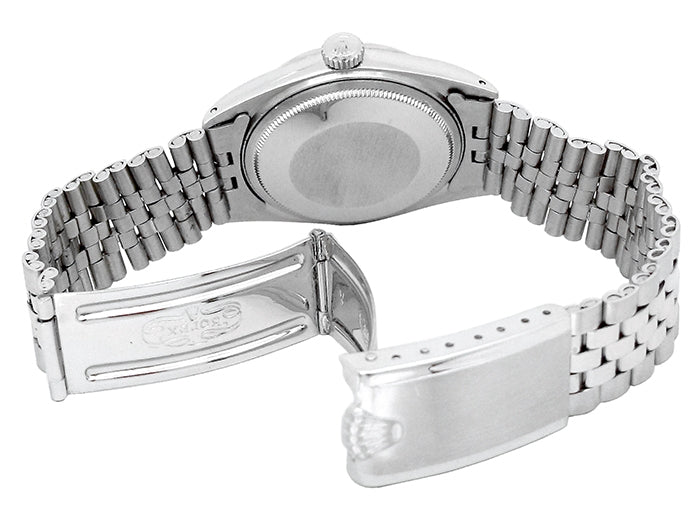 36mm Rolex Stainless Steel Oyster Perpetual Datejust Watch.