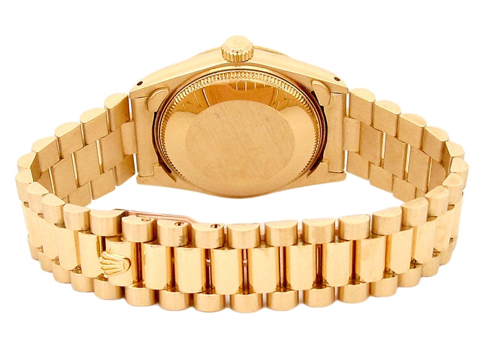 31mm Rolex 18k Yellow Gold Oyster Perpetual Datejust Watch.