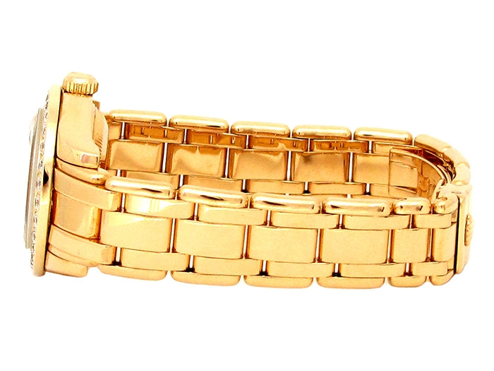 29mm Rolex 18k Yellow Gold Oyster Perpetual Pearlmaster Datejust Watch.