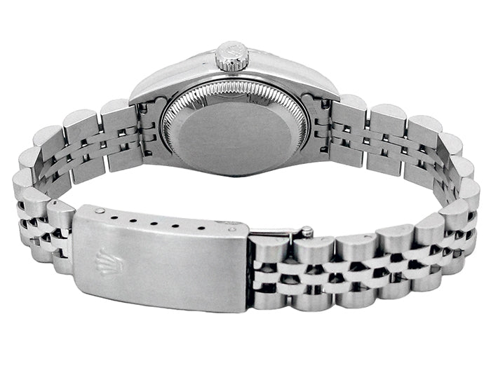 26mm Rolex Stainless Steel Oyster Perpetual Datejust Watch.