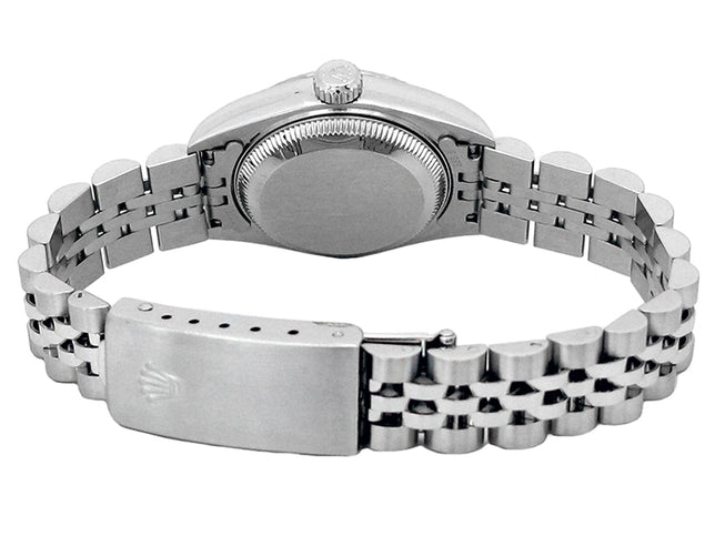 26mm Rolex Stainless Steel Oyster Perpetual Datejust Watch.