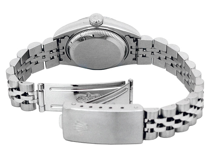 26mm Rolex Stainless Steel Oyster Perpetual Datejust Watch.