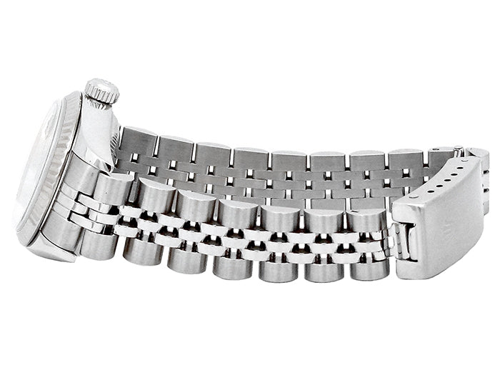 26mm Rolex Stainless Steel Oyster Perpetual Datejust Watch.