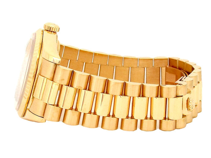 36mm Rolex 18K Yellow Gold Oyster Perpetual Daydate Watch.