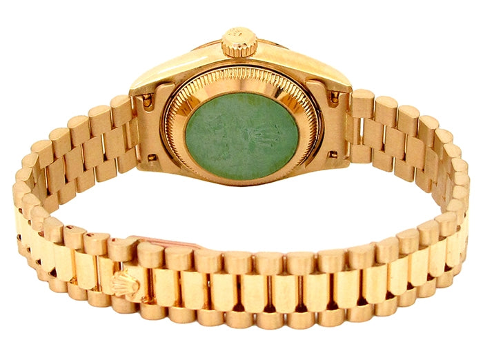 26mm Rolex 18k Yellow Gold Oyster Perpetual Datejust Watch.