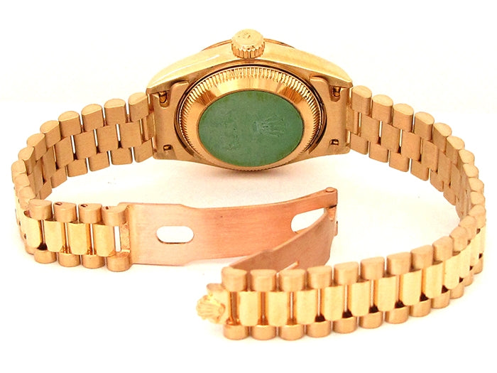 26mm Rolex 18k Yellow Gold Oyster Perpetual Datejust Watch.