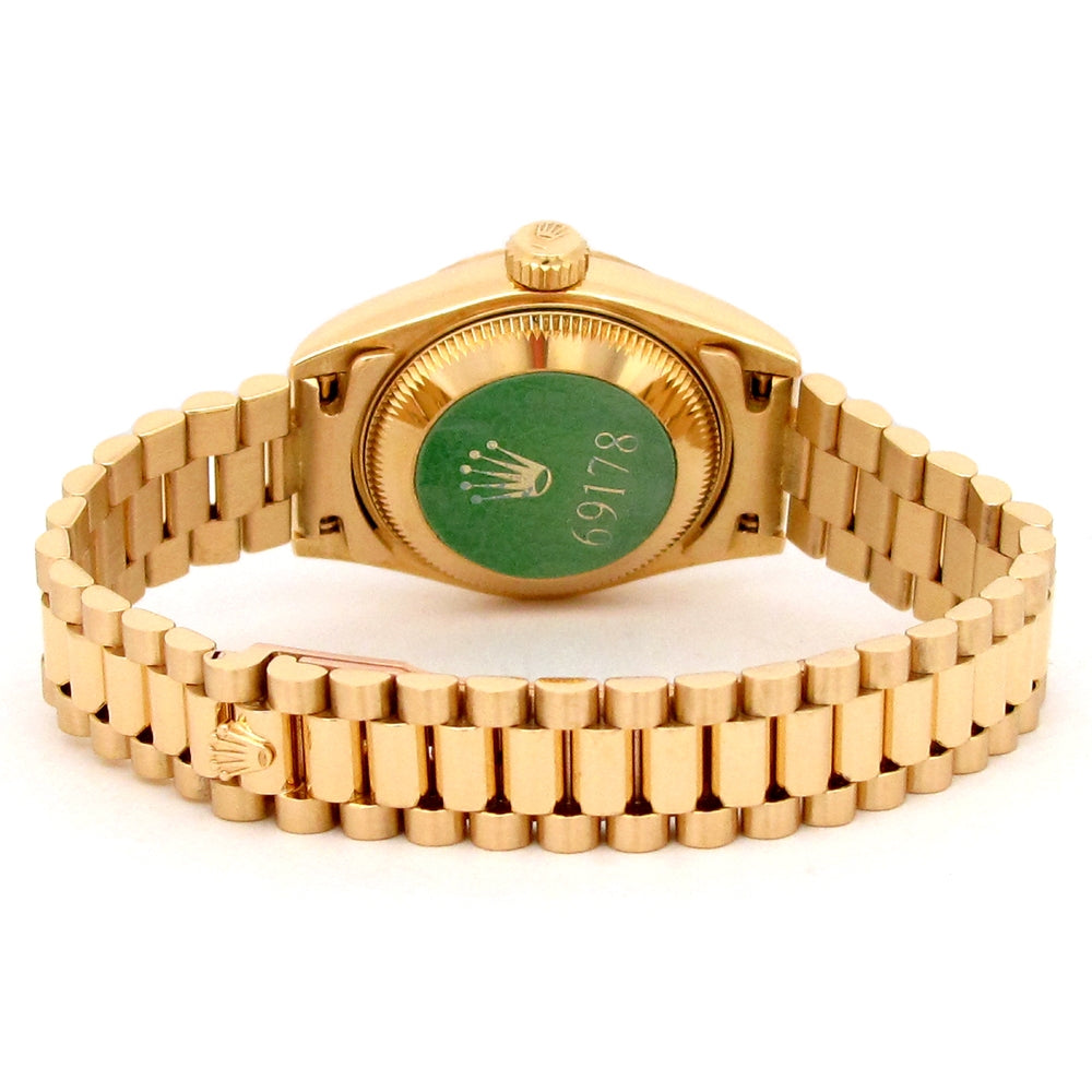 26mm 18k Yellow Gold Rolex Oyster Perpetual President Datejust Watch