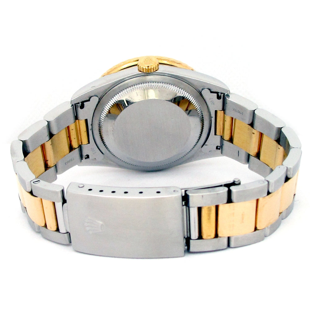 36mm Rolex 18k Yellow Gold and Stainless Steel Oyster Perpetual Datejust Watch