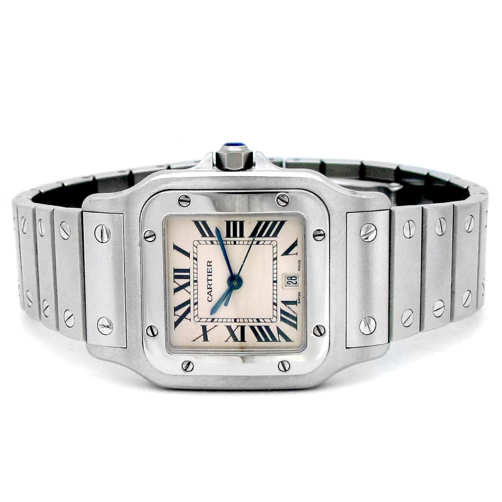 29mm Cartier Stainless Steel Santos Galbee Watch