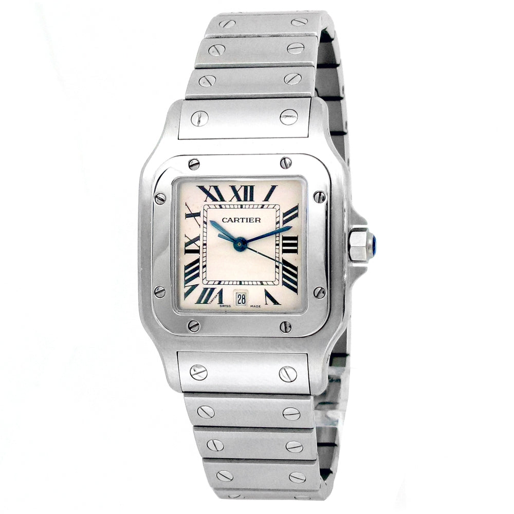 29mm Cartier Stainless Steel Santos Galbee Watch