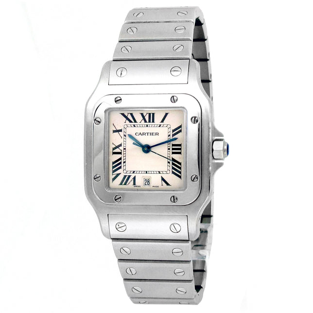 29mm Cartier Stainless Steel Santos Galbee Watch