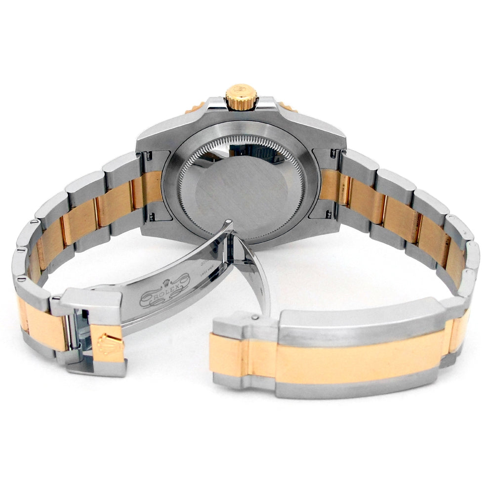 40mm Rolex 18k Yellow Gold and Stainless Steel Oyster Perpetual Submariner Watch