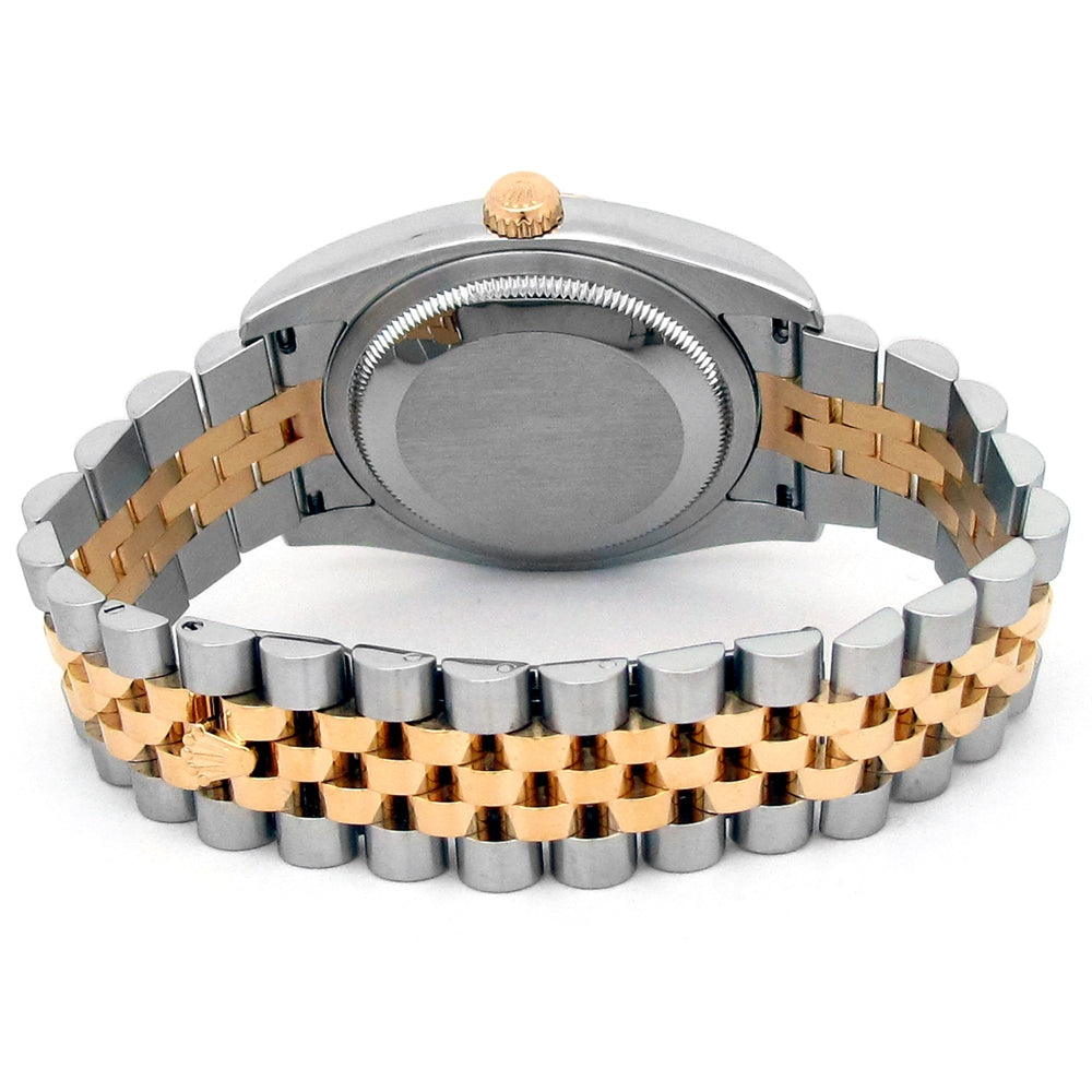 36mm Rolex 18K Yellow Gold and Stainless Steel Oyster Perpetual Datejust Watch