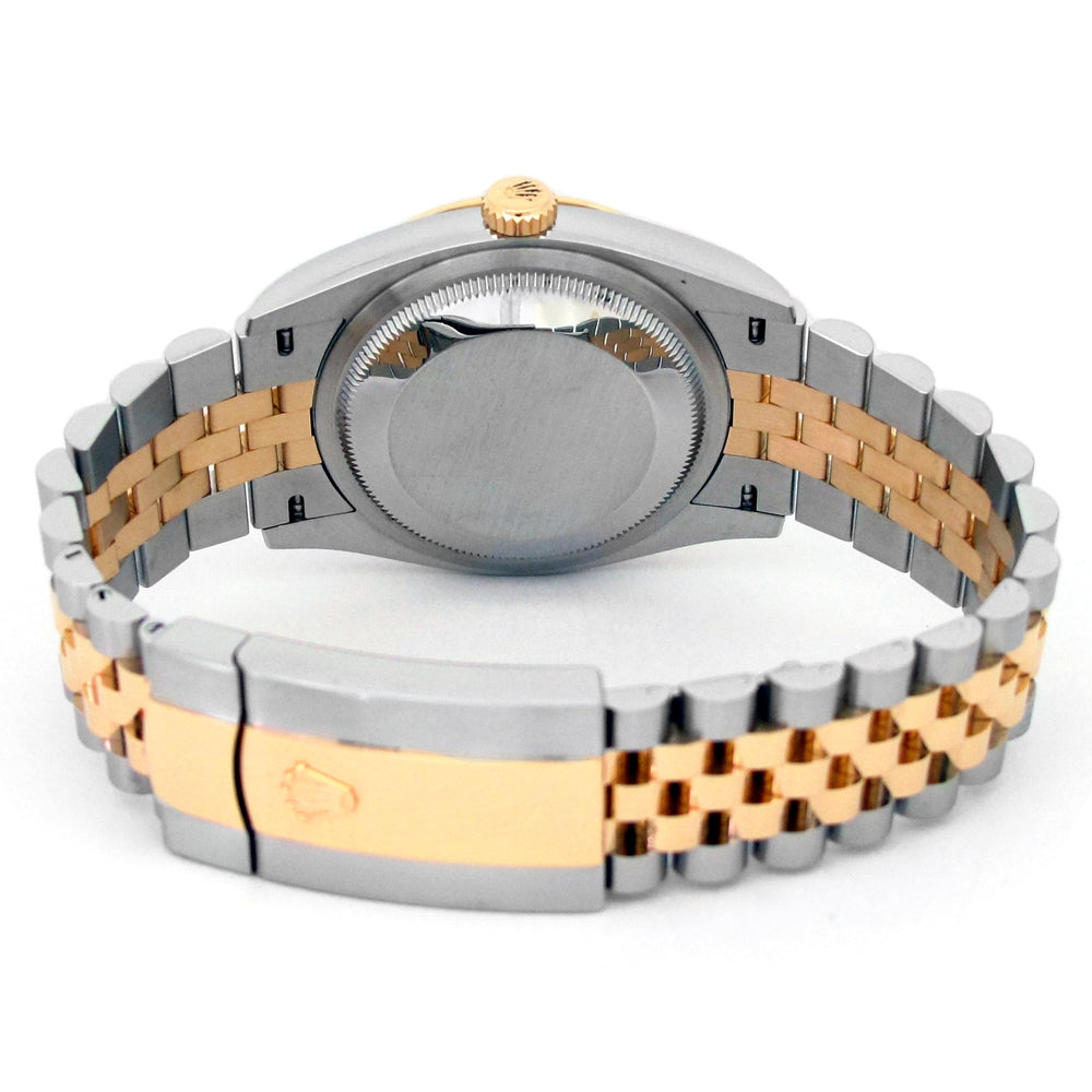 36mm Rolex 18k Yellow Gold and Stainless Steel Oyster Perpetual Datejust Watch