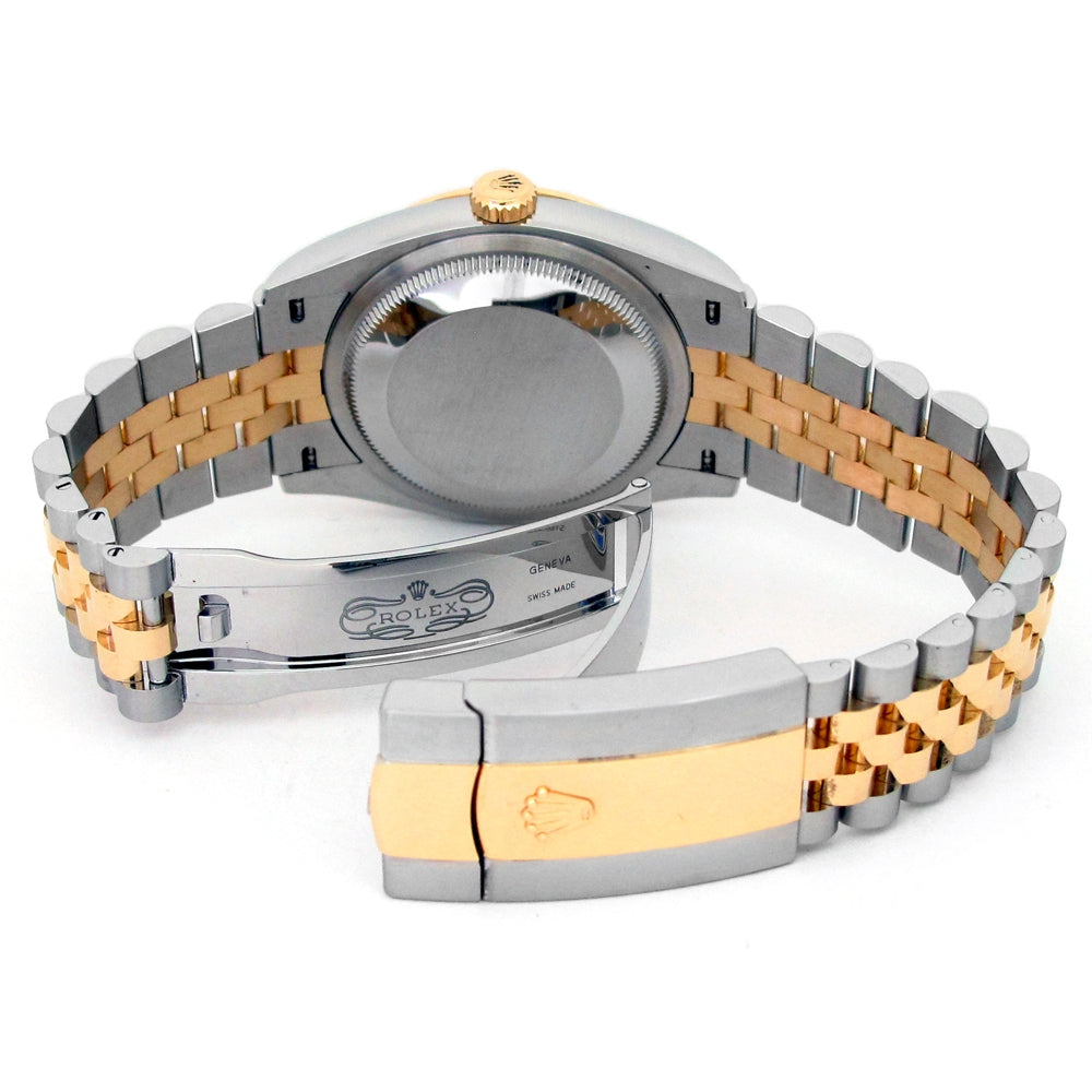 36mm Rolex 18k Yellow Gold and Stainless Steel Oyster Perpetual Datejust Watch