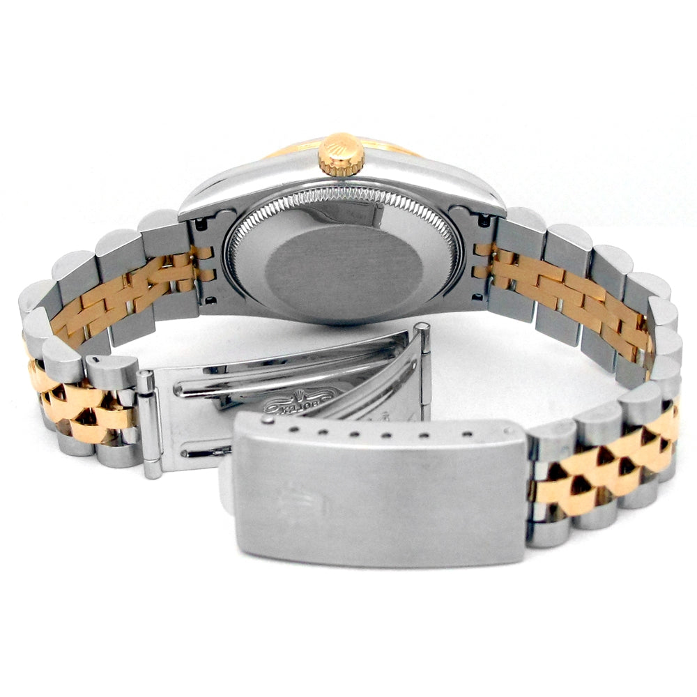 31mm Rolex 18K Yellow Gold & Stainless Steel Oyster Perpetual Datejust Watch