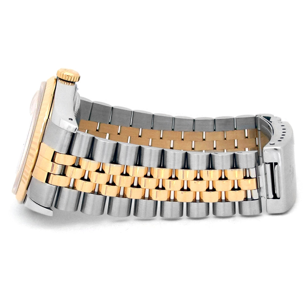 36mm Rolex 18k Gold & Stainless Steel Oyster Perpetual Datejust Watch