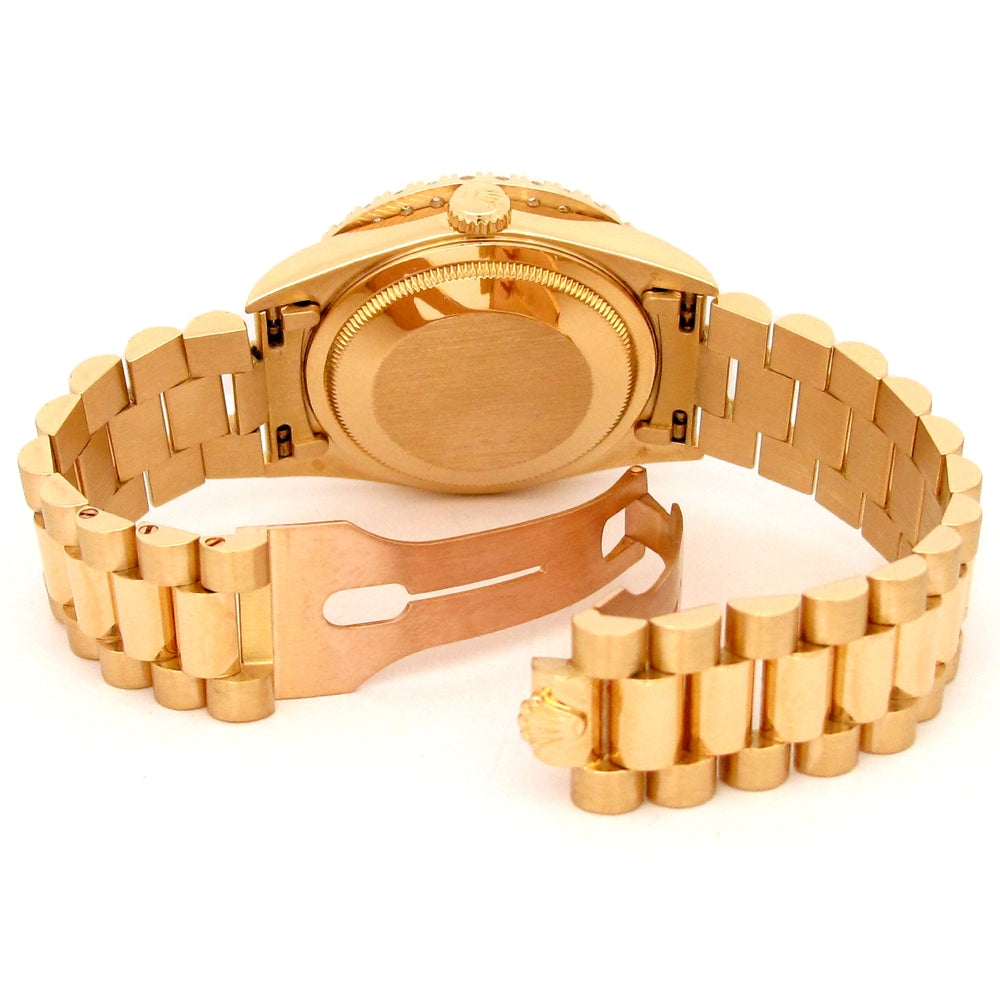 36mm Rolex 18k Yellow Gold Oyster Perpetual Day-Date Watch