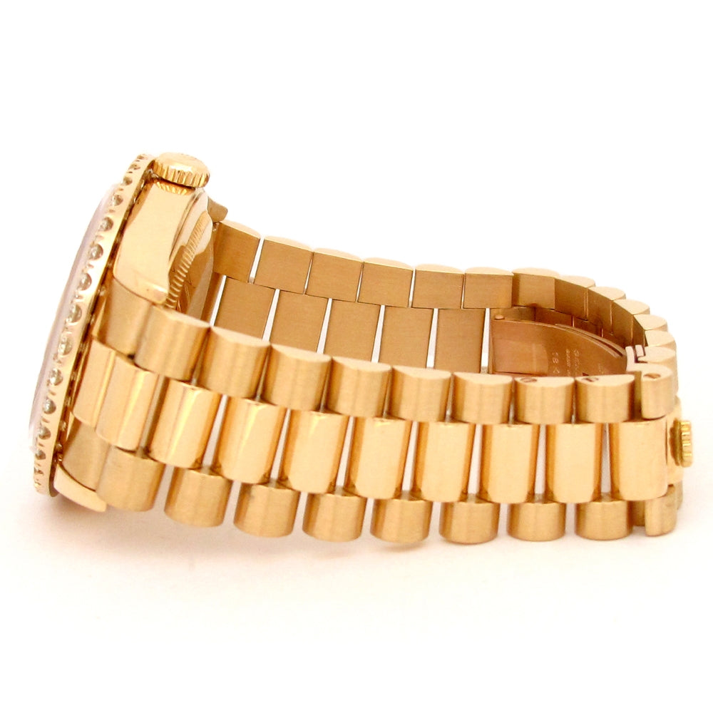 36mm Rolex 18k Yellow Gold Oyster Perpetual Day-Date Watch