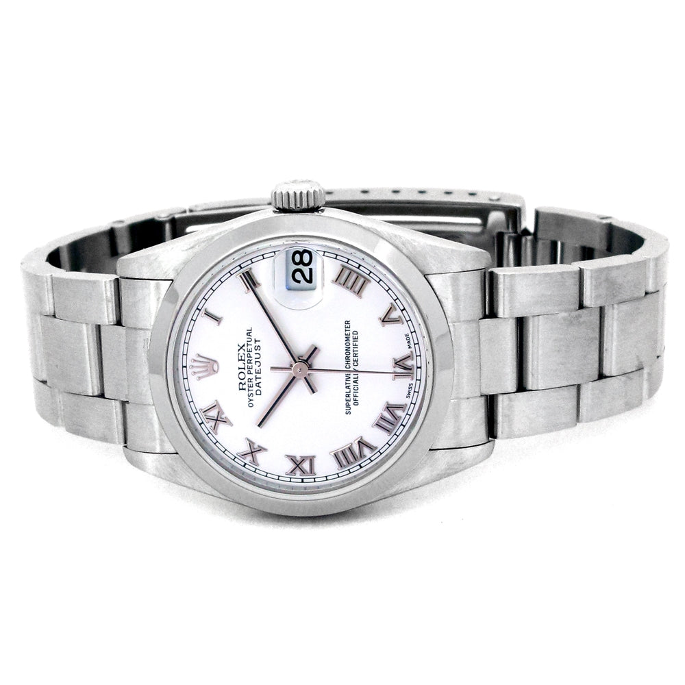 31mm Rolex Stainless Steel Oyster Perpetual Datejust Watch