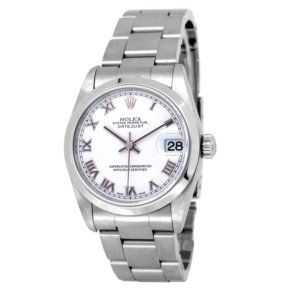 31mm Rolex Stainless Steel Oyster Perpetual Datejust Watch