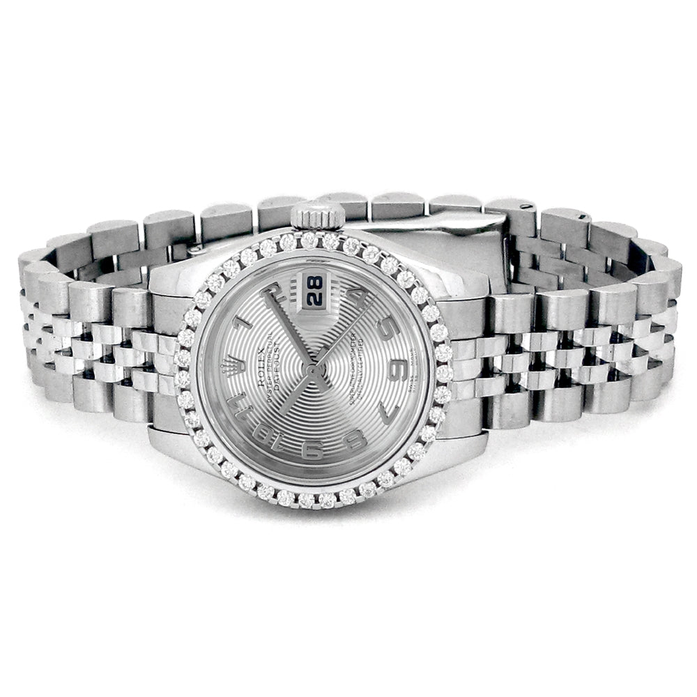 26mm Rolex Stainless Steel Oyster Perpetual Datejust Watch
