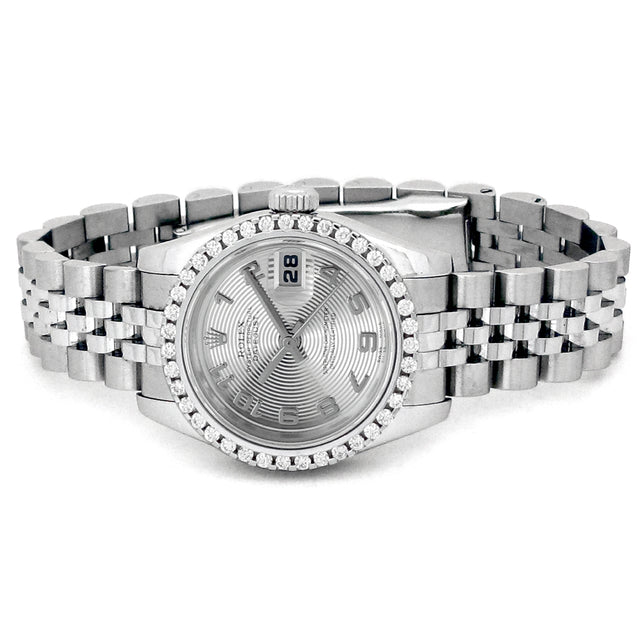 26mm Rolex Stainless Steel Oyster Perpetual Datejust Watch