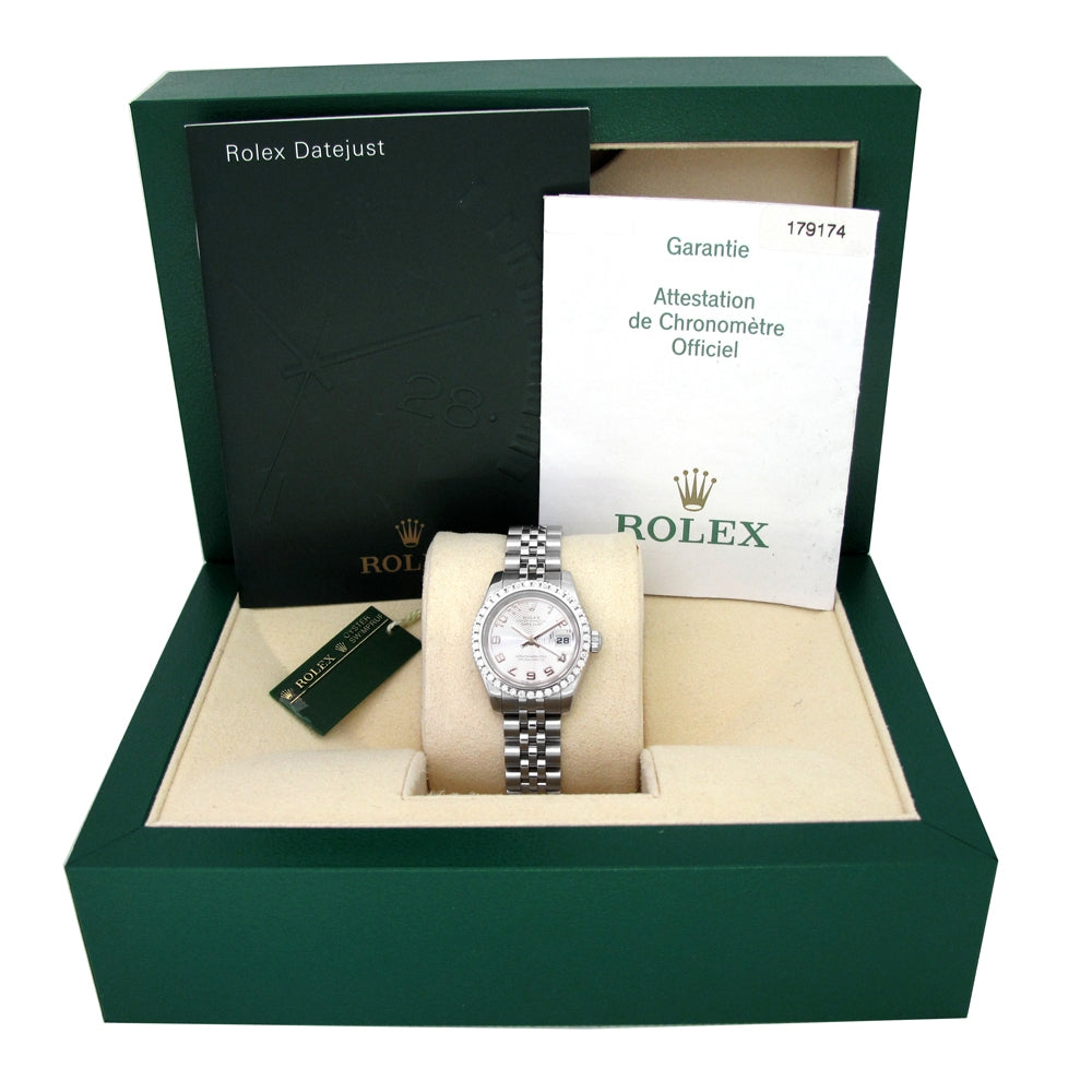 26mm Rolex Stainless Steel Oyster Perpetual Datejust Watch