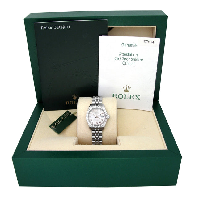 26mm Rolex Stainless Steel Oyster Perpetual Datejust Watch