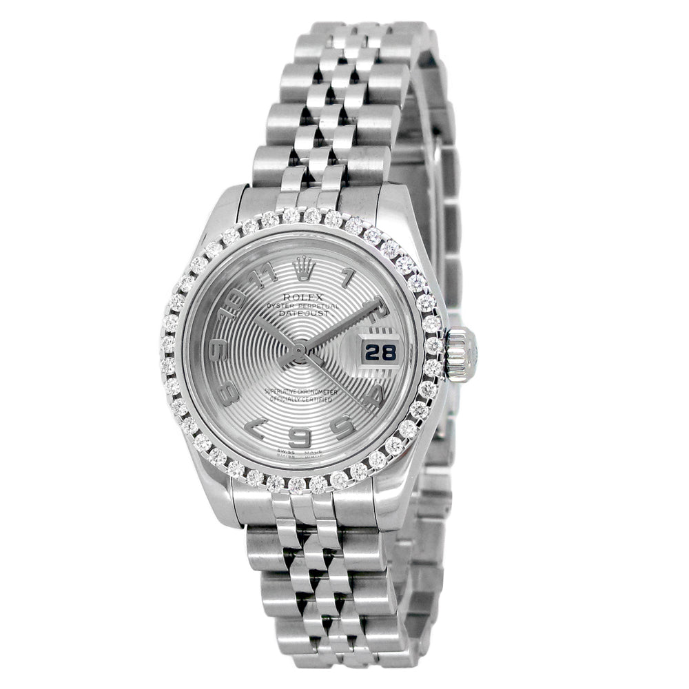 26mm Rolex Stainless Steel Oyster Perpetual Datejust Watch