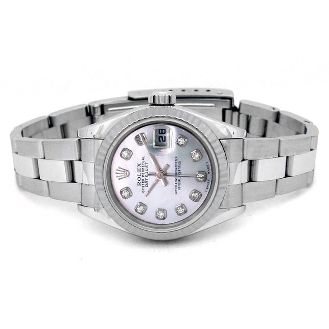 26mm Rolex Stainless Steel Oyster Perpetual Datejust Watch