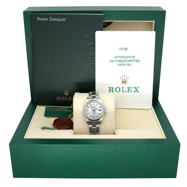 26mm Rolex Stainless Steel Oyster Perpetual Datejust Watch