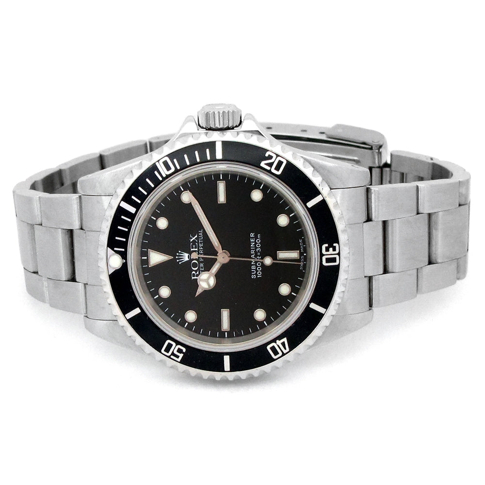 40mm Rolex Stainless Steel Oyster Perpetual Submariner No Date Watch