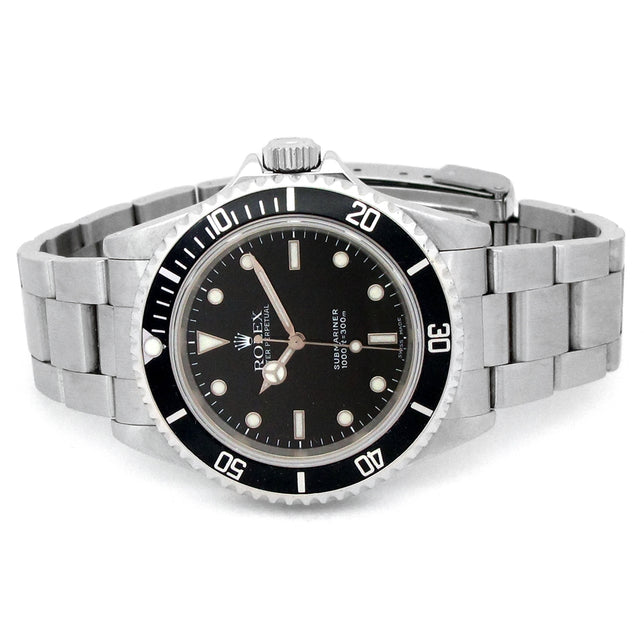 40mm Rolex Stainless Steel Oyster Perpetual Submariner No Date Watch