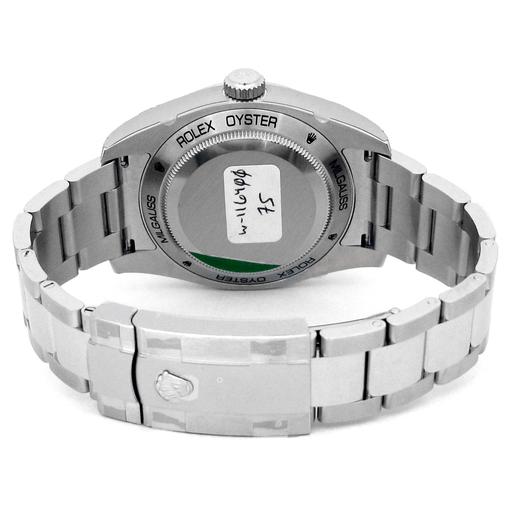 40mm Rolex Stainless Steel Oyster Perpetual Milgauss Watch
